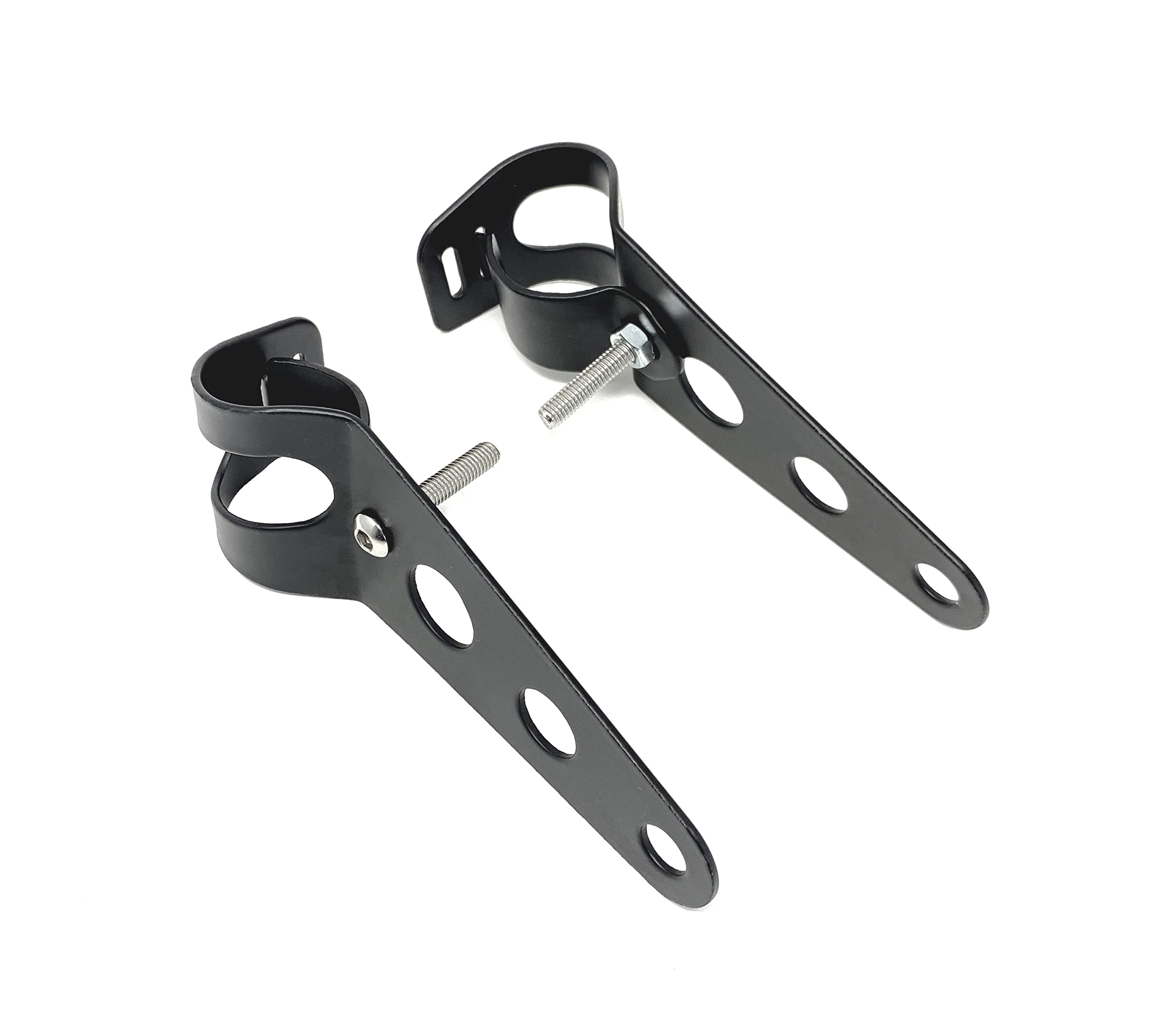 COPPIA UNIVERSALE FORCELLA Supporto Supporti Faro - Bianco