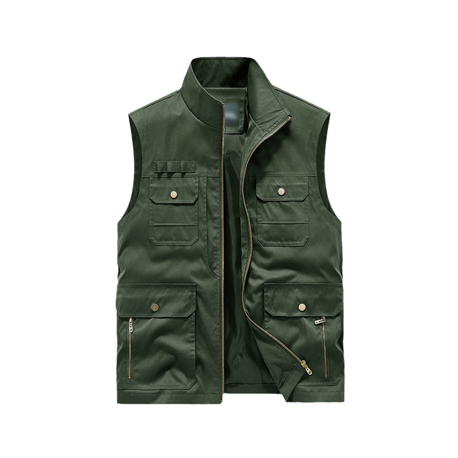 Chaleco De Ropa De Trabajo Para Hombre, Chaleco Para Exteriores Con Múltiples Bolsillos, Chaleco Táctico, Chaqueta De Montañismo Para Fotografía De Pesca