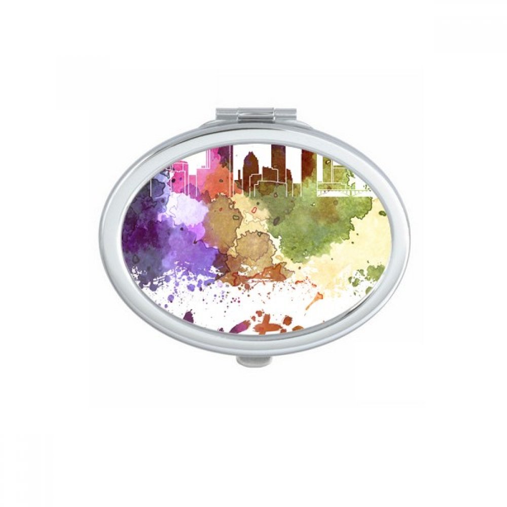 Miroir de poche portable Austin idée cadeau mignon pour amatrice de voyage