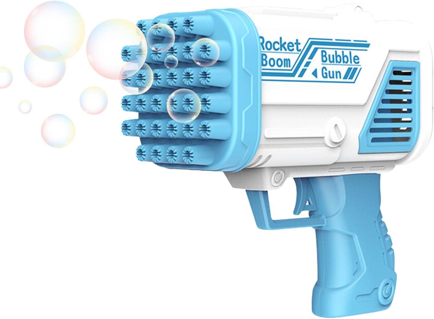 Flyhorse Bazooka Bubble Machine 32 Löch Seifenblasenpistole Mit LED