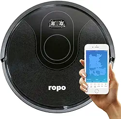 Robô Aspirador Ropo Glass 3 Preto