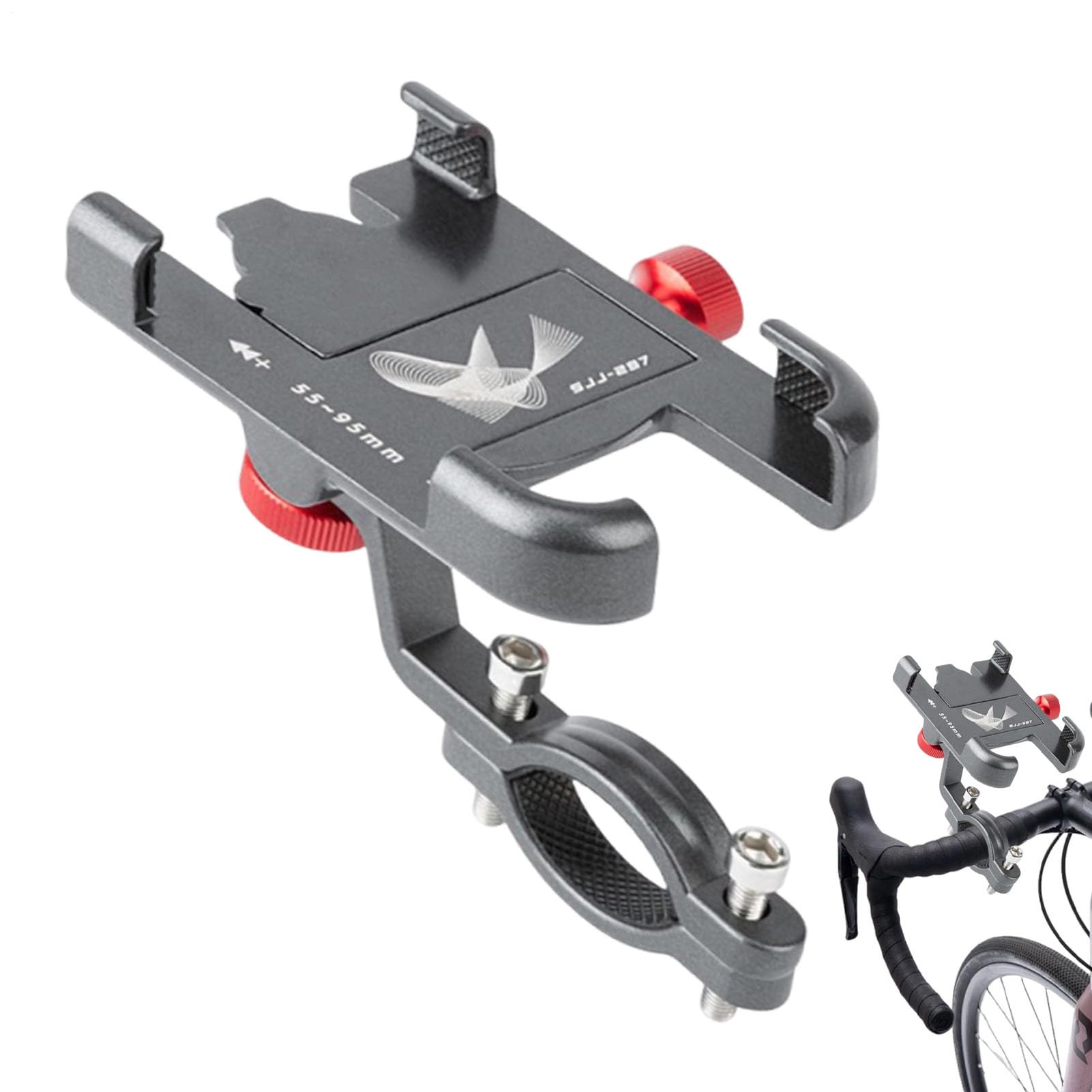 Support de téléphone pour moto résistant à libération rapide vélo - 8