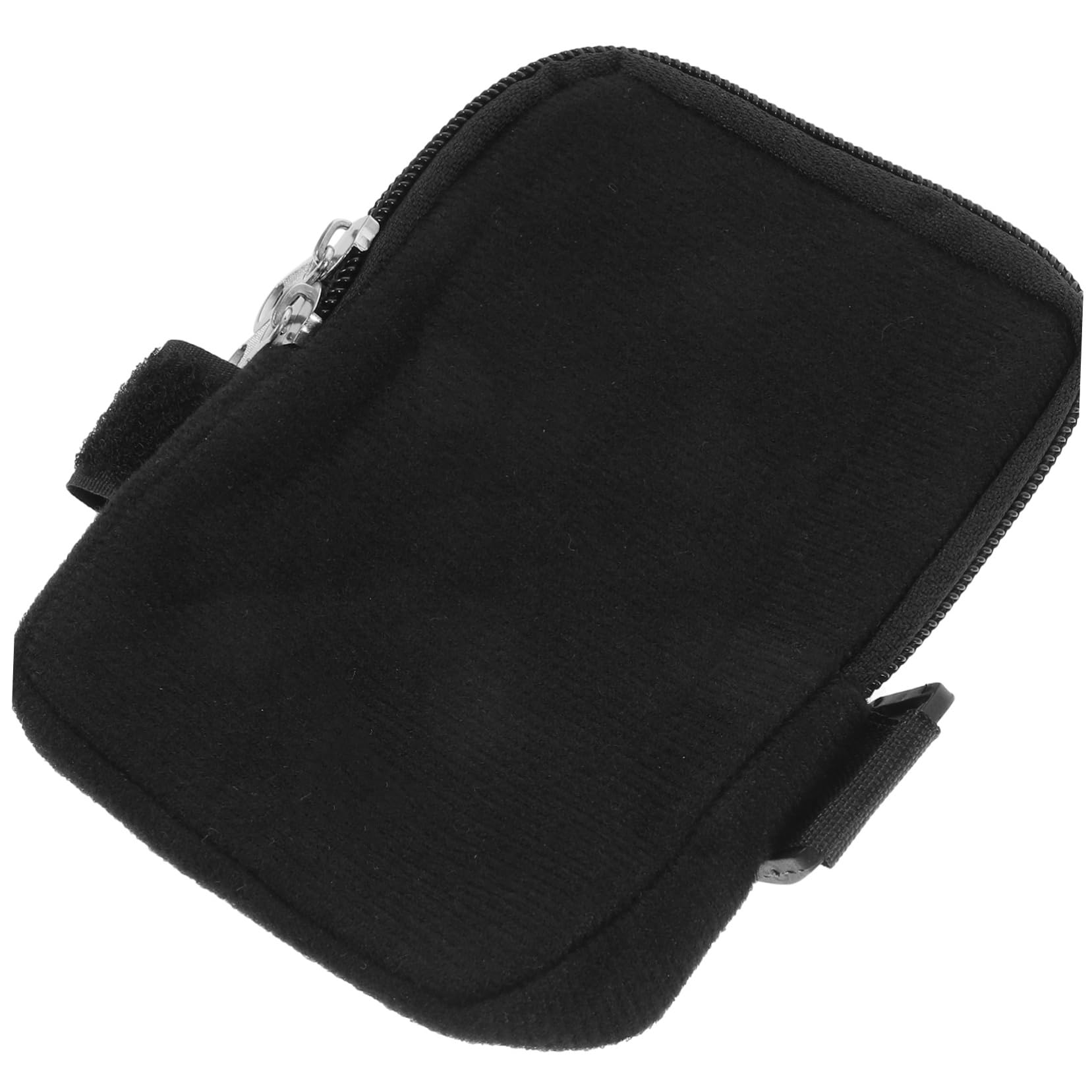 Toyvian 5 Stück Cup-Tasche Wasser Reisen schlank Wandern im Freien tragbar Flaschentasche Becher Tragetasche Mehrzwecktasche mit Reißverschluss Reißverschlusstasche Segeltuch Schwarz