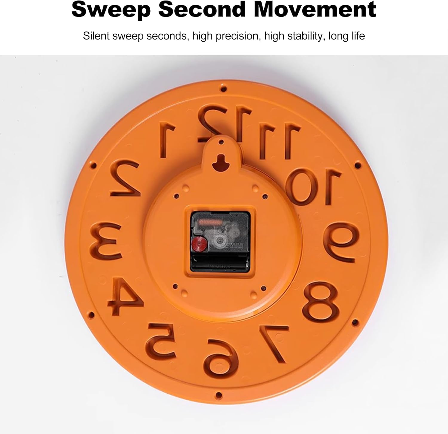 Ergocar Wall Clock, Art Decoration Wall Clock, Silent Wall Clock is Easy to Read and Automatic Time, Suitable for Living Room, Bedroom, Office, Restaurant