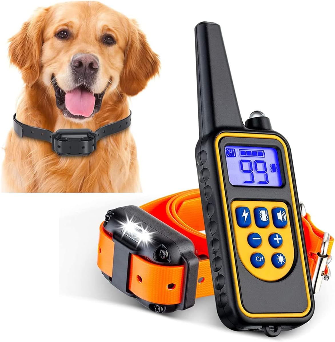 日時指定 電気トレーニング首輪犬の吠え防止装置リモコン付き超音波吠え声2600フィート防水電子吠え防止犬ストッパートレーナー装置 1 Orange Drag 日時指定 電気トレーニング首輪犬の吠え防止装置リモコン付き超音波吠え声2600フィート防水電子吠え防止犬ストッパートレーナー装置 1 Orange Drag