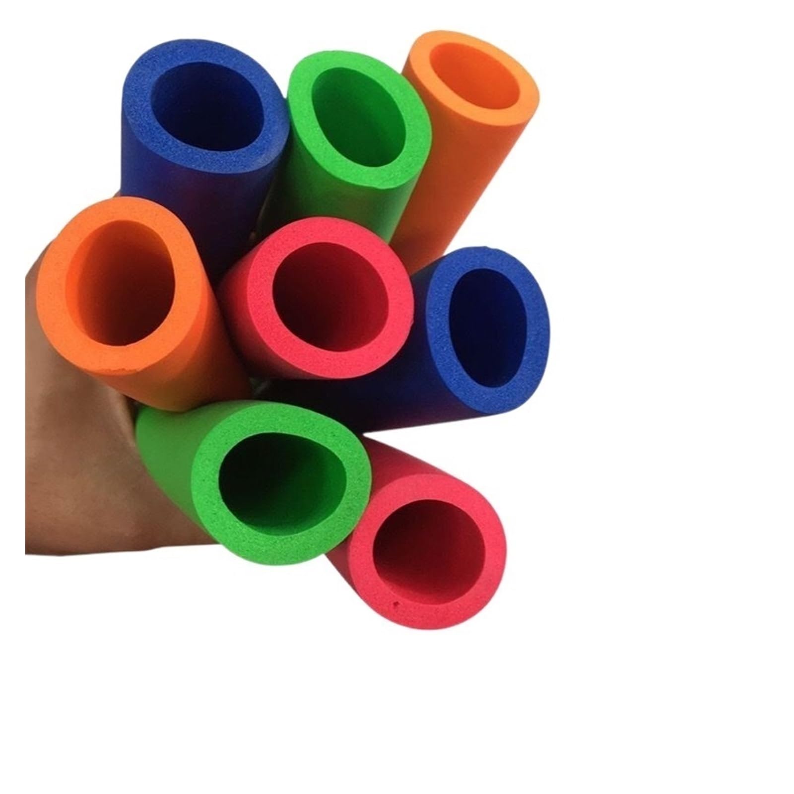 Tubo de espuma aislante, Aislamiento de tubería espuma, identificación 6mm-50mm, 1m, multicolor for soporte agarre mango(Id32xt6mmx1m White)