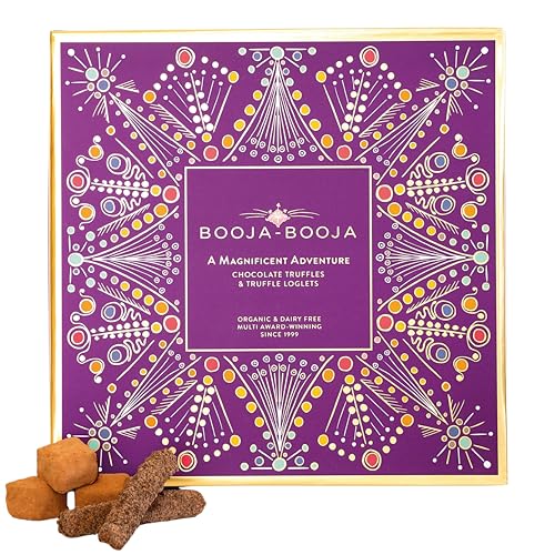 Booja - Booja A Magnificent Adventure Luxury Gift Box | A Delicious Selection of 29 Chocolate Truffles & Truffle Loglets 335g