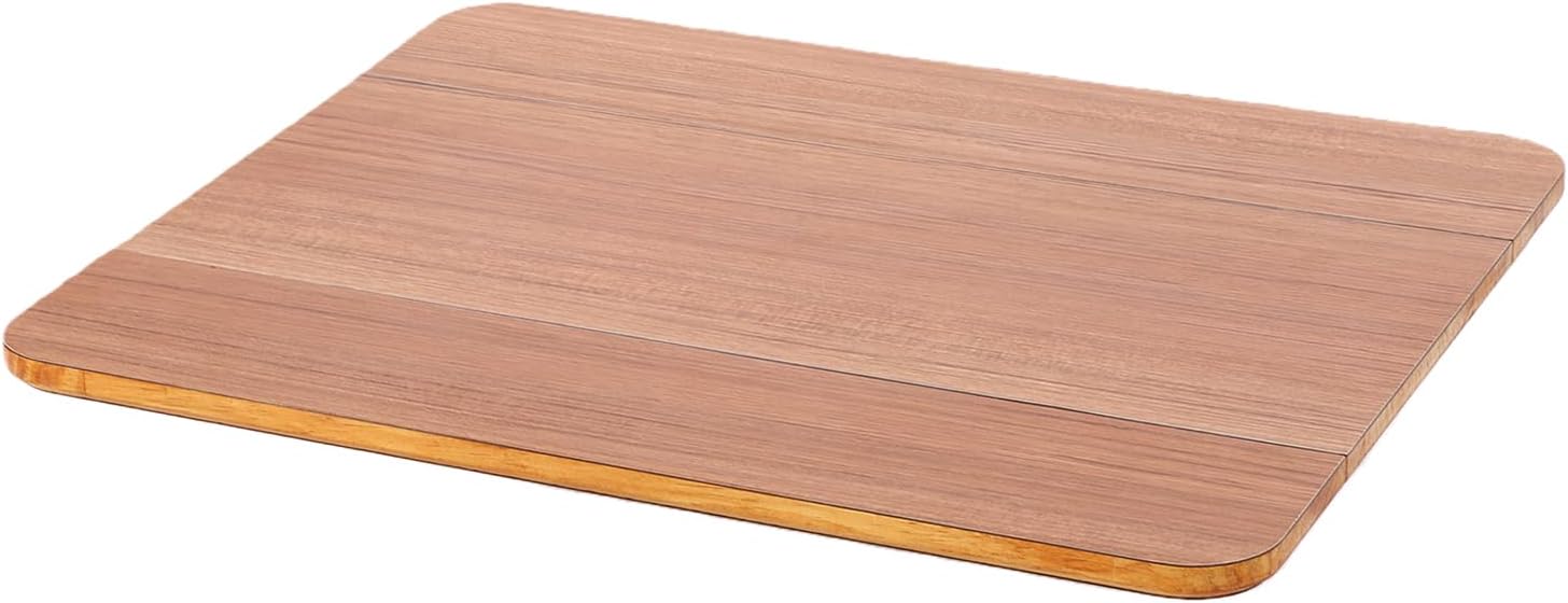 Tbest RV Foldable Table Top for Trailers Boat Yacht, Solid Wood Marine Table Top, Safe Edge Design, Easy Storage, Screw Hole Fixation Installation