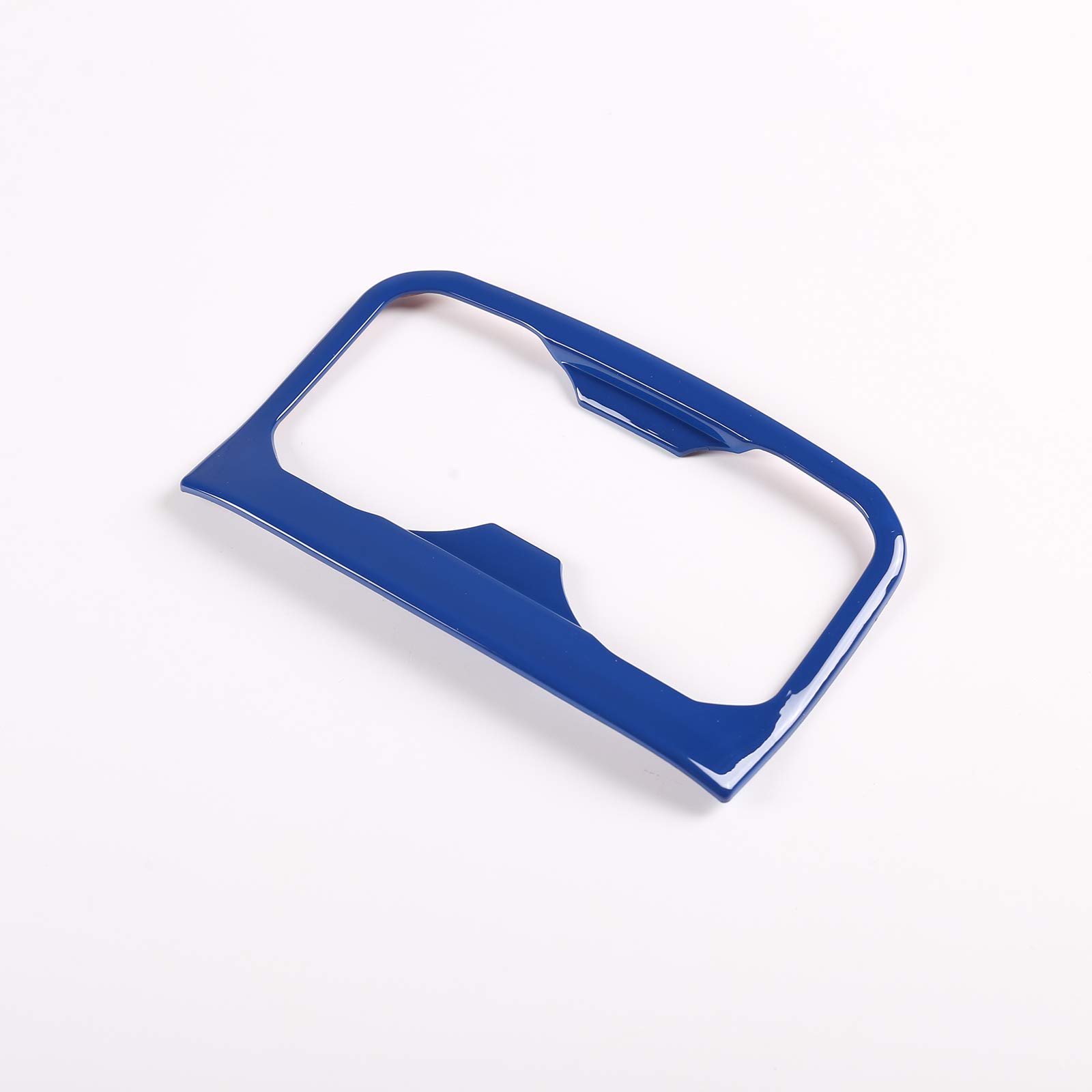 TongSheng Car ABS Inner Rear Row Cup Holder Trim Panel Stickers,Fit for Tacoma 2016 2017 2018 2019 2020 2021 2022 2023,Rear Row Cup Holder Protective Panel Stickers Accessories (Blue)