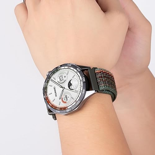 Miniatura 7 de 20mm 22mm Nylon Watch Band Compatible with Samsung Galaxy Watch 6543 ProClassicSportGear S3S2 FrontierActive, Nylon Watch Strap for Samsung Watch