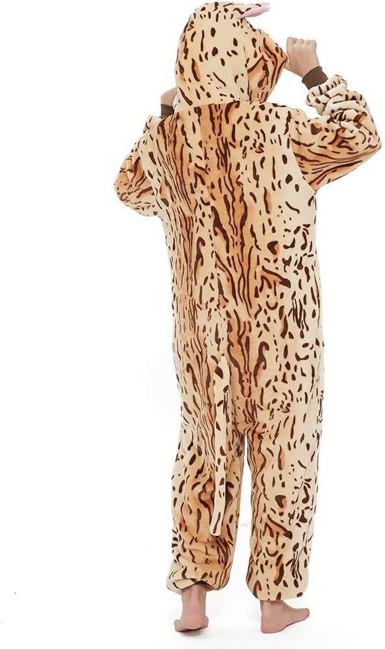 Cat Onesie Kids Costume for Girls Plush Animal One Piece Pajamas Halloween Christmas Cosplay Teen Sleepwear - Image 2