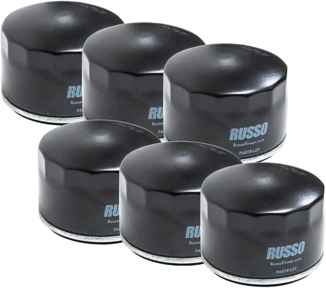 6 Pack Oil Filters Replacement for Kawasaki 49065-0736 49065-0721 49065-7007 FR651V FR691V FR730V FX481V FX541V FX600V FX651V FX691V FX730V