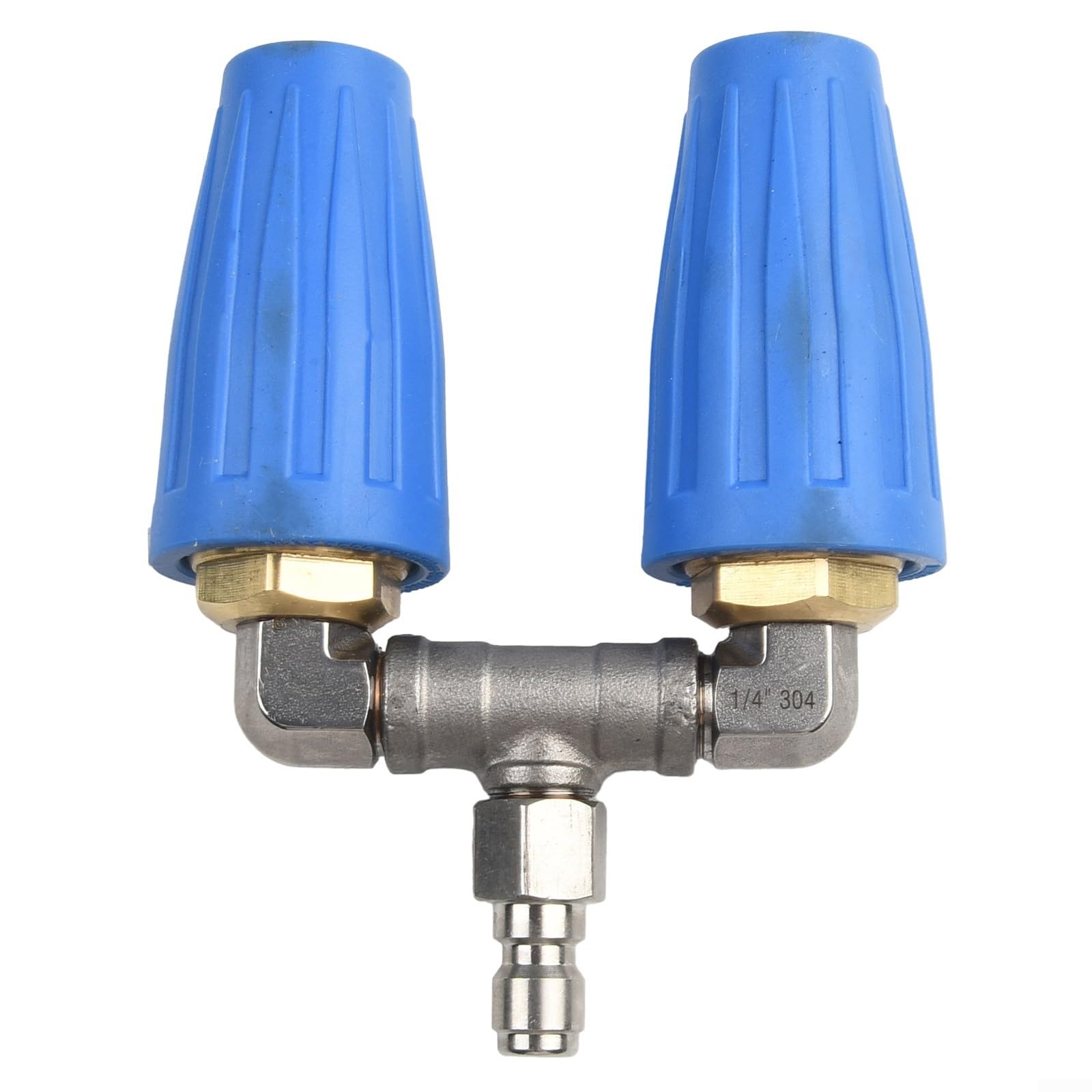 Rondella ad alta pressione Rotante Dual Turbo Ugello Spray Tip1/4 "4000PSI 4-6GPM, Rotante Doppio Turbo Ugello per Idropulitrice Pistola Spray Accessorio