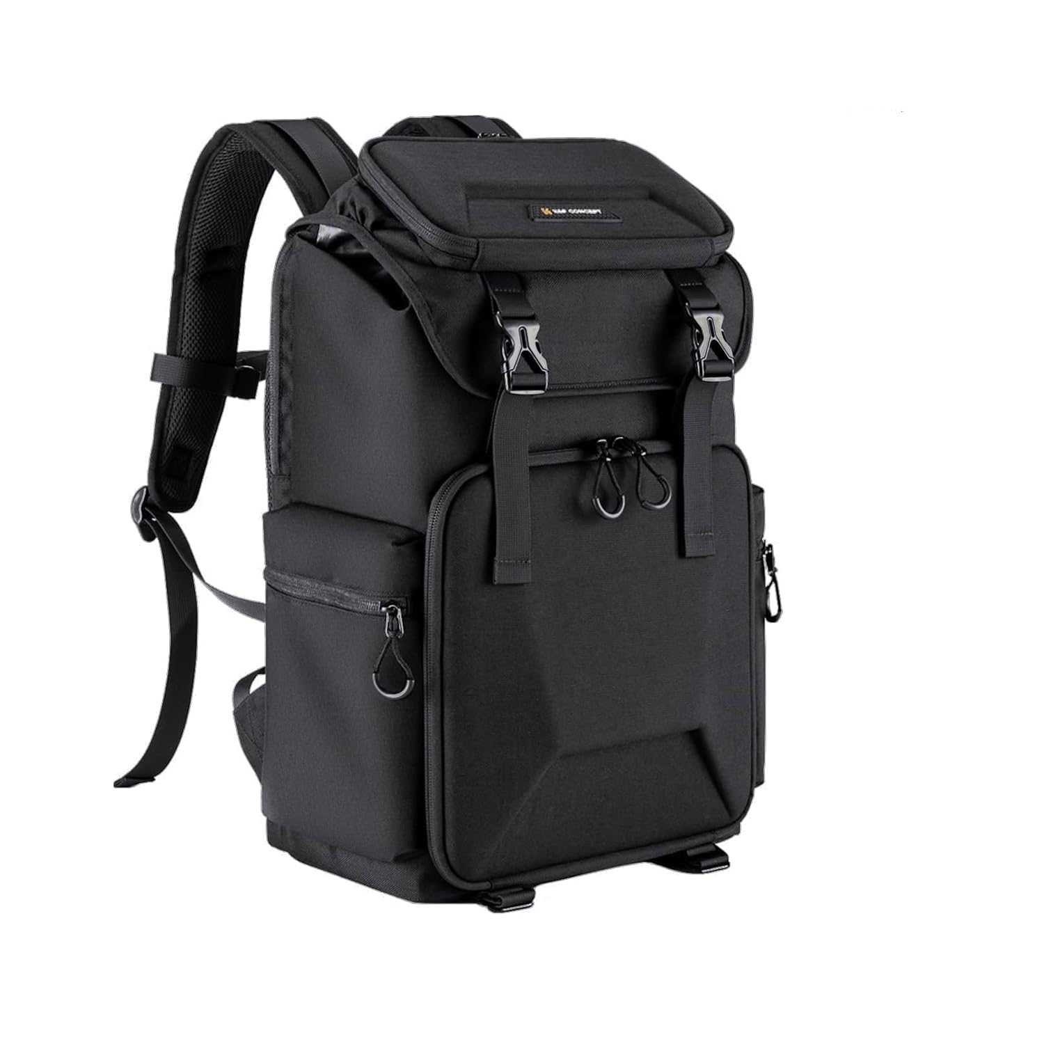 K&F Concept Camera Backpack, Hard Shell Camera Bag, Large Capacity Photography Backpack with 15.6" Laptop Compartment & Tripod Holder & Rain Cover, Bags for DSLR SLR Cameras and Accessories