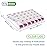 EZY DOSE Weekly (7 Day) 4 Times a Day Push Button Pill Organizer and Vitamin Planner, Removable Daily Pillboxes, Purple, Clear Lids, Small