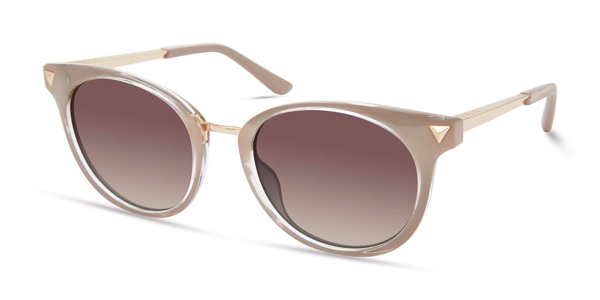 GUESSWomen's Stud Acccent Round Sunglasses