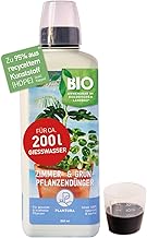 Plantura Bio-Zimmerpflanzendünger, hochwirksamer Flüssigdünger für Zimmerpflanzen, Grünpflanzen & Palmen, rein organisch, mit Dosierhilfe, 800 ml