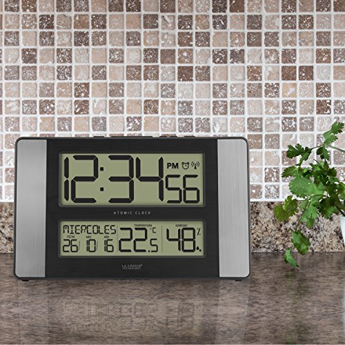 Reloj atómico con temperatura para evitar retrasos y regular el clima 3