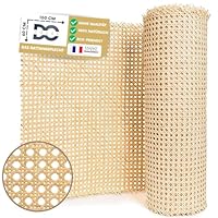 Rolle zum Flechten für Möbel, Natürliches Rattan-Geflecht, Traditionelles Französisches Flechten für EIN Ästhetisches und Widerstandsfähiges Ergebnis, Ideal für DIY, Stühle, Schränke und Möbel