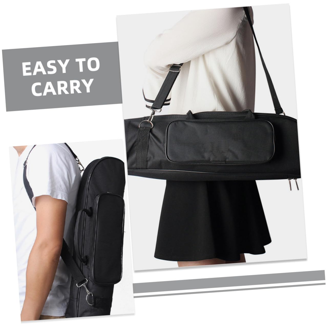 Alasum Bolsa para Trompeta de Oxford Acolchada Funda Protectora Portátil con Correa de Hombro y Asa Estuche Ligero para Transporte Seguro de Instrumentos
