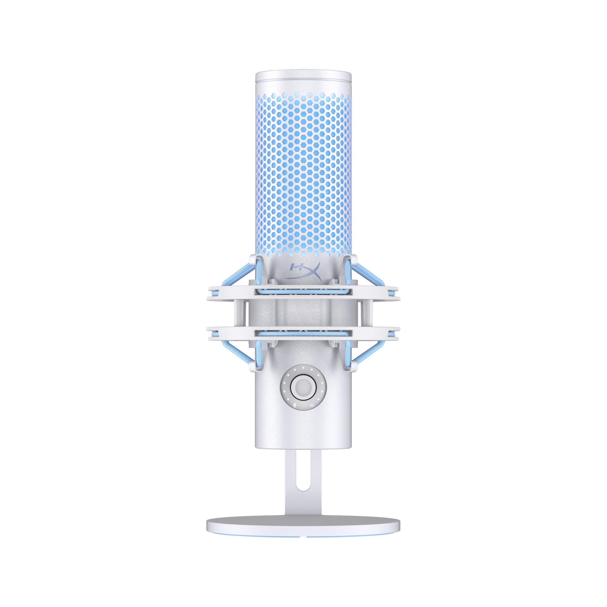 HyperX HyperX Quadcast 2 Frost | USB Microphone for Gaming, Streaming and Podcasting | With On-Board Controls | LED Lighting | Removabl