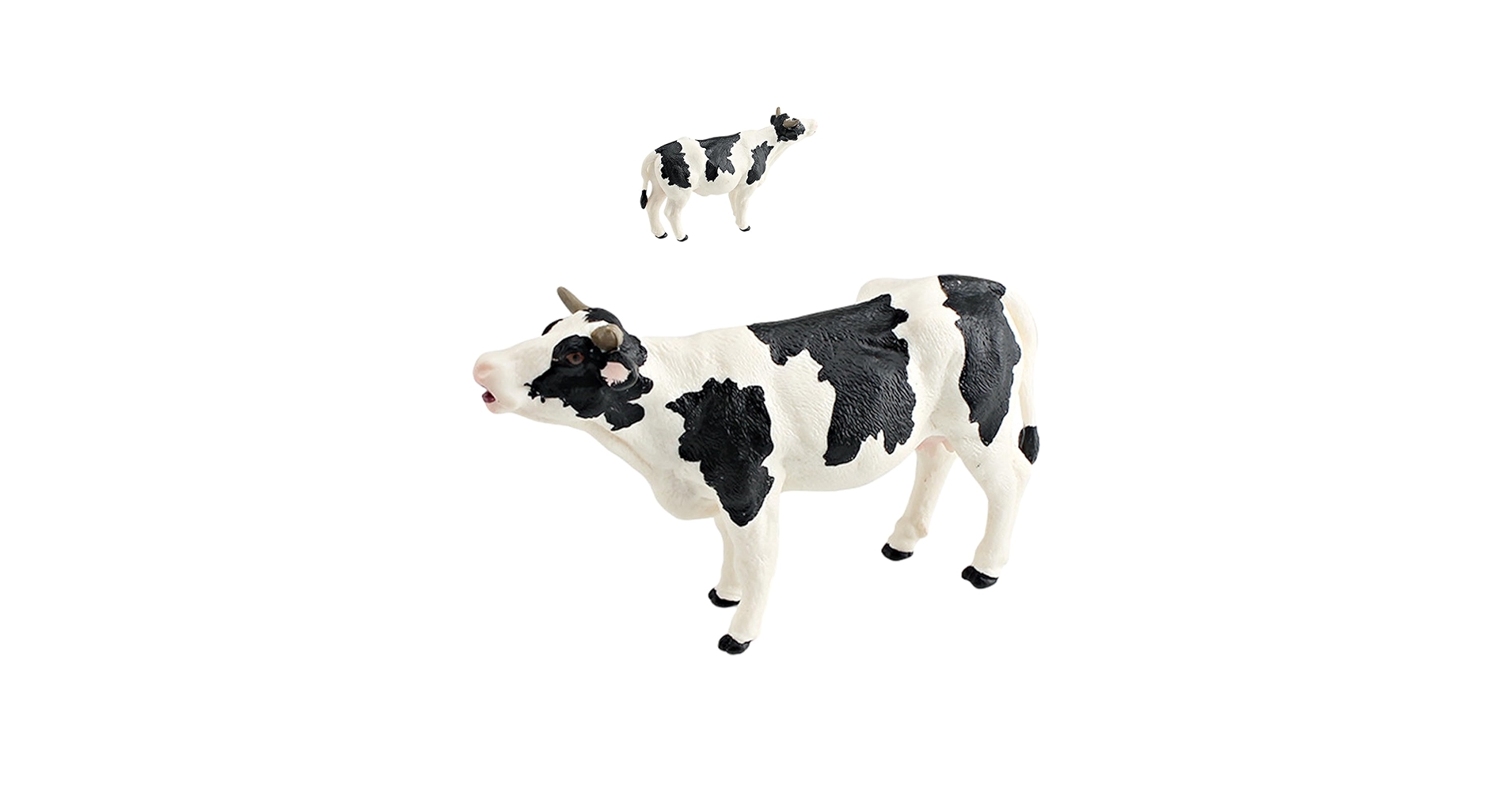 牛のミニチュアフィギュアセット Amazon | #N/A 牛フィギュア 牛モデル 動物フィギュア 子牛