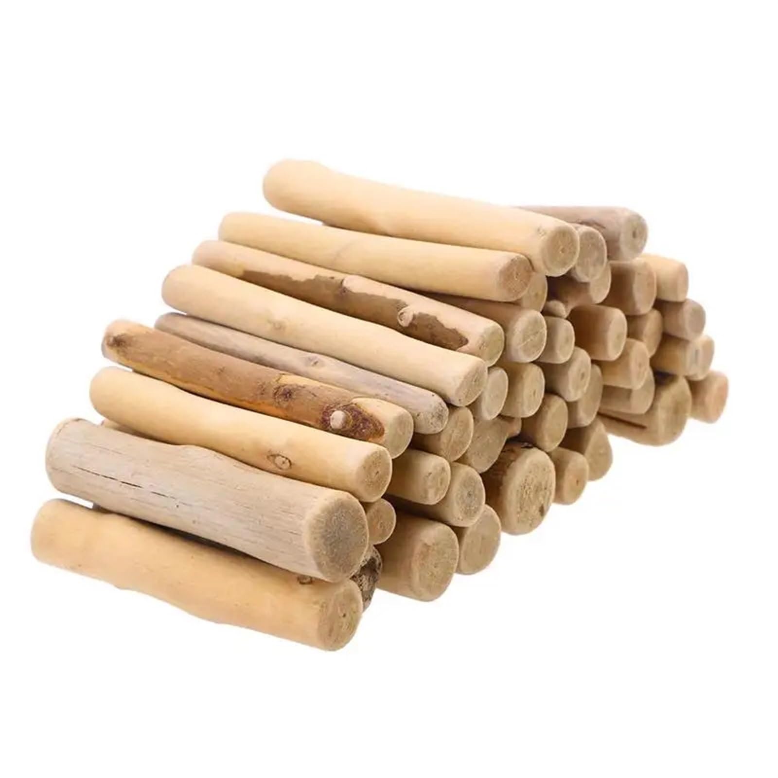 Weqyfdc One Color Craft Wooden Sticks Natural Unfinished Dowel Rods For Aquarium 8/10/12Cm Natural Plant Wood Rod Craft Bar Ornament Woodworking 250G(12Cm)