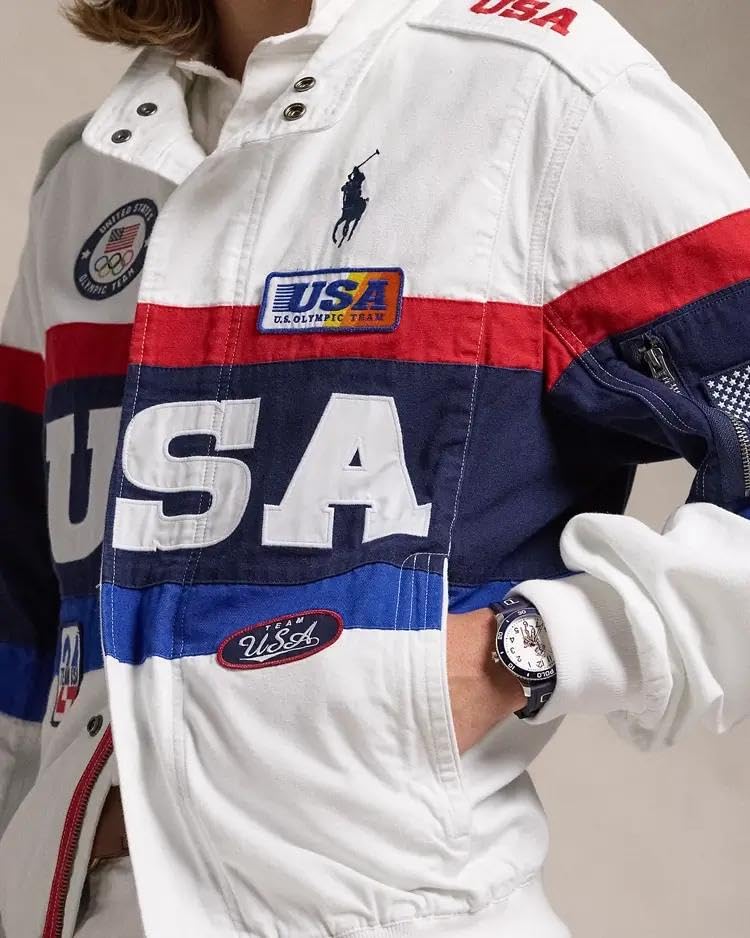 USA Olympic Jacket With USA Flag For Men's and Women's2