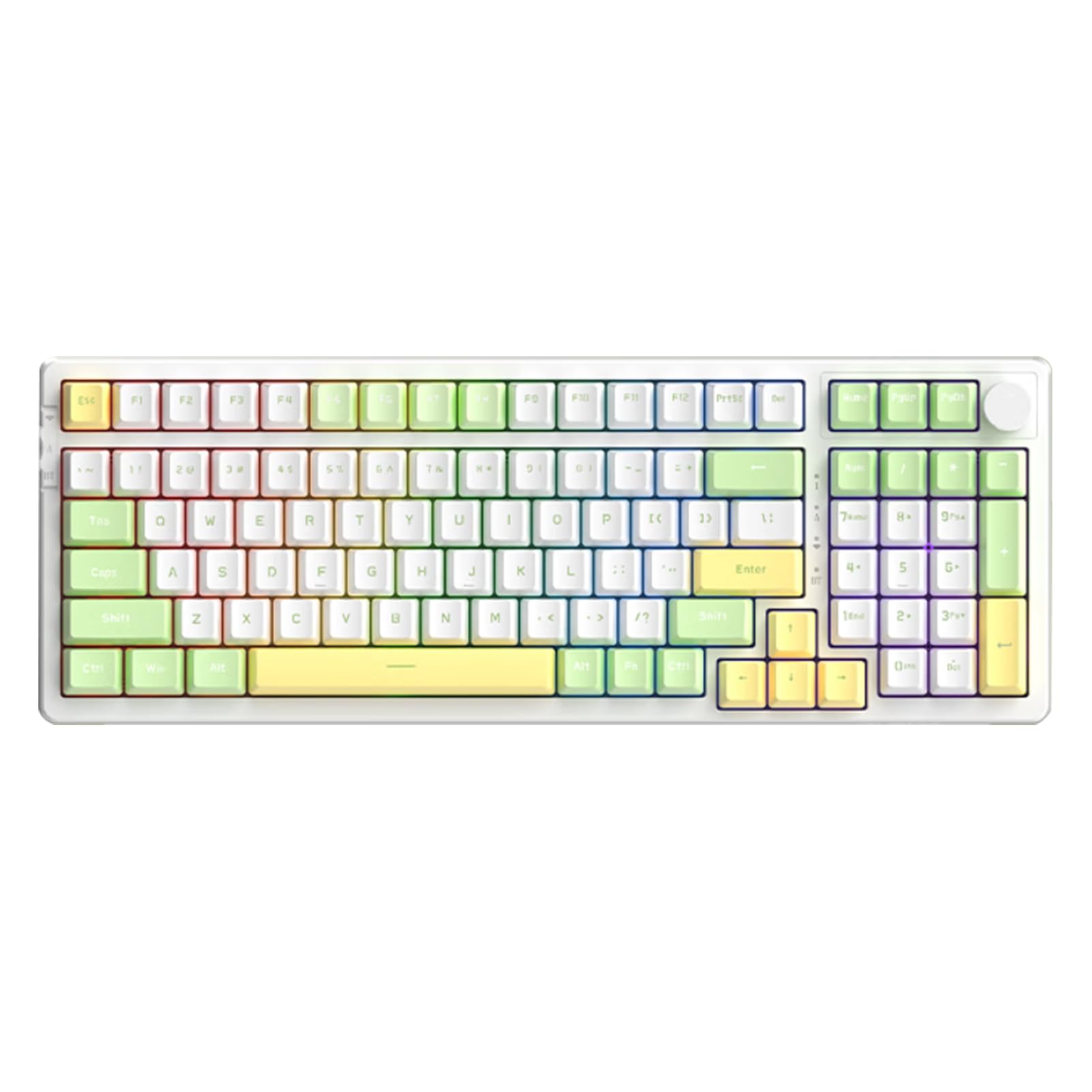 Pepisky AK992 ket Tri-mode Weless Keyd RGB Mechanical Keyd Gaming Keyd with All Switches Customized Hot-Swappable BT Mode Wed Mode 2.4GHz Weless Mode