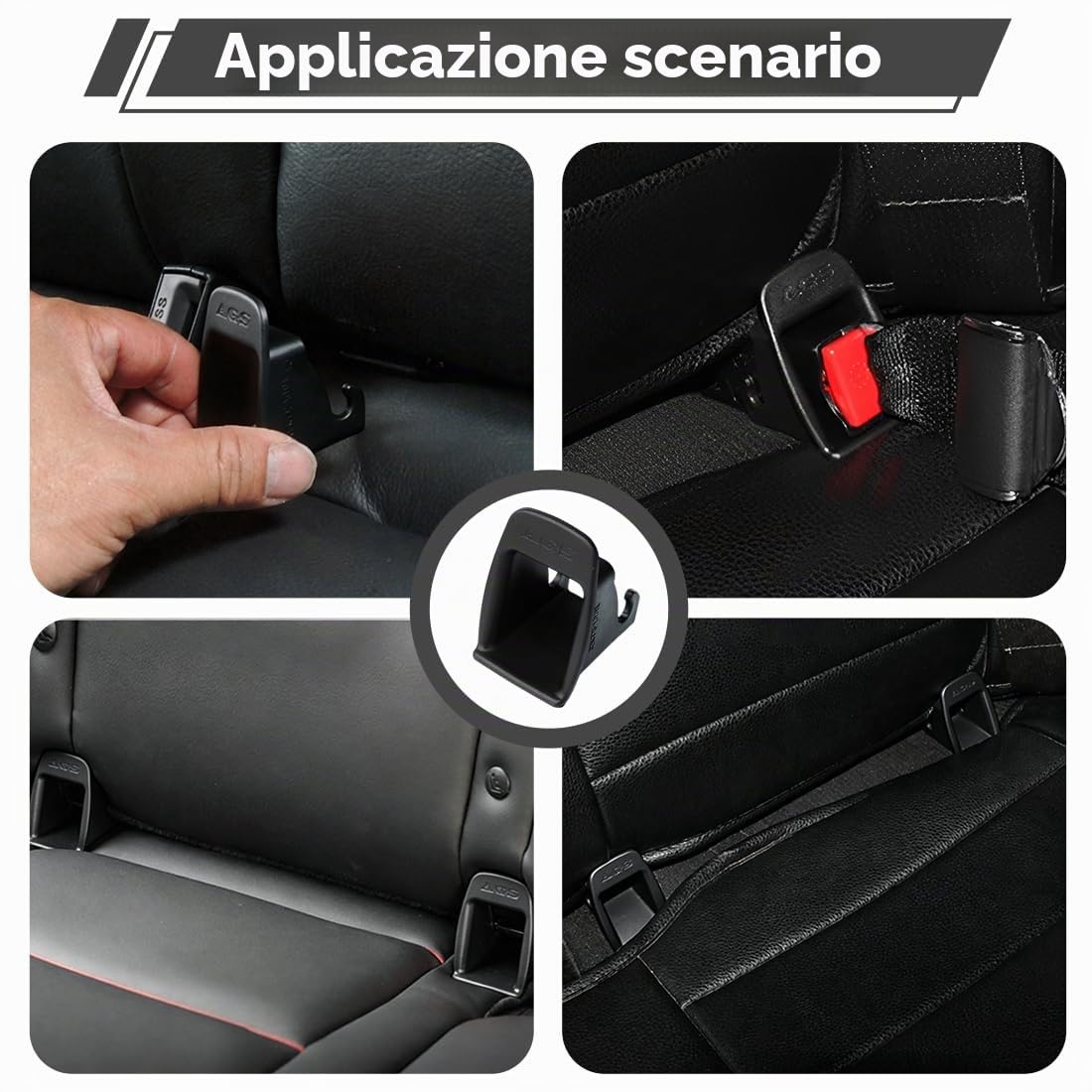 4 Pezzi Ricambi Auto, Sistema di Fissaggio, Aiuto Installazione e Supporti, Accessori universali Adatto alla Maggior Parte delle Auto