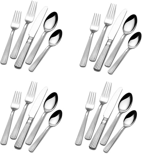 Miniatura 8 de Wallace Hotel juego de cubiertos, 20 unidades, Plateado