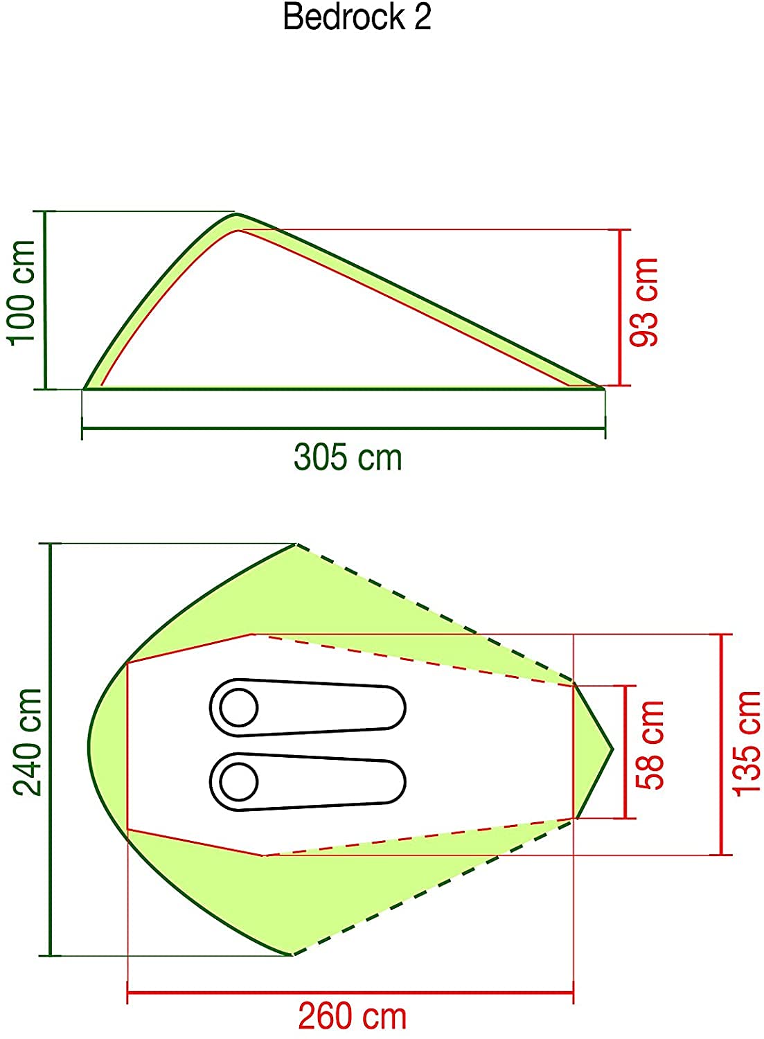 Amazon.co.jp: Coleman コールマン Bedrock Tent ベッドロック テント
