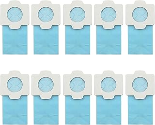 VZU 10 bolsas para aspiradora Makita CL102D, CL104D, CL107D, CL182D, filtro de papel antibacteriano para aspiradora Makita (10 unidades), color azul