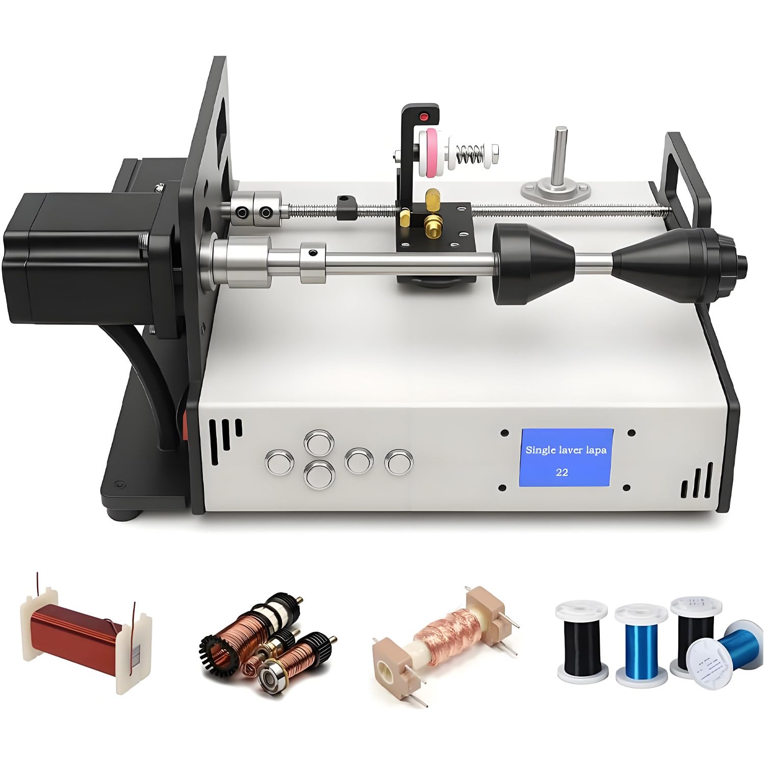 Machine de câblage automatique pour bobinage industriel et ligne de pêche LCD