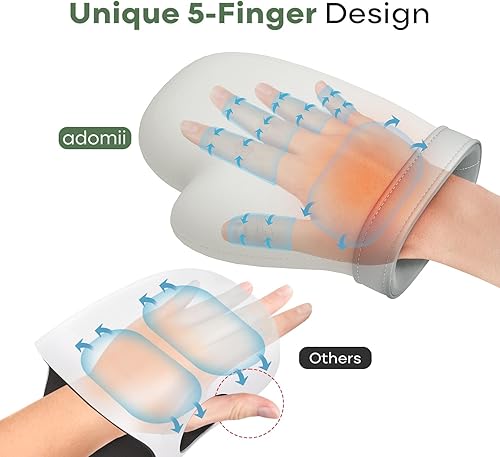 Miniatura 3 de Masajeador de manos con calor y compresión, alivia la fatiga y el dolor de la mano, masajeador de muñecas y dedos para aliviar el estrés y el dolor,