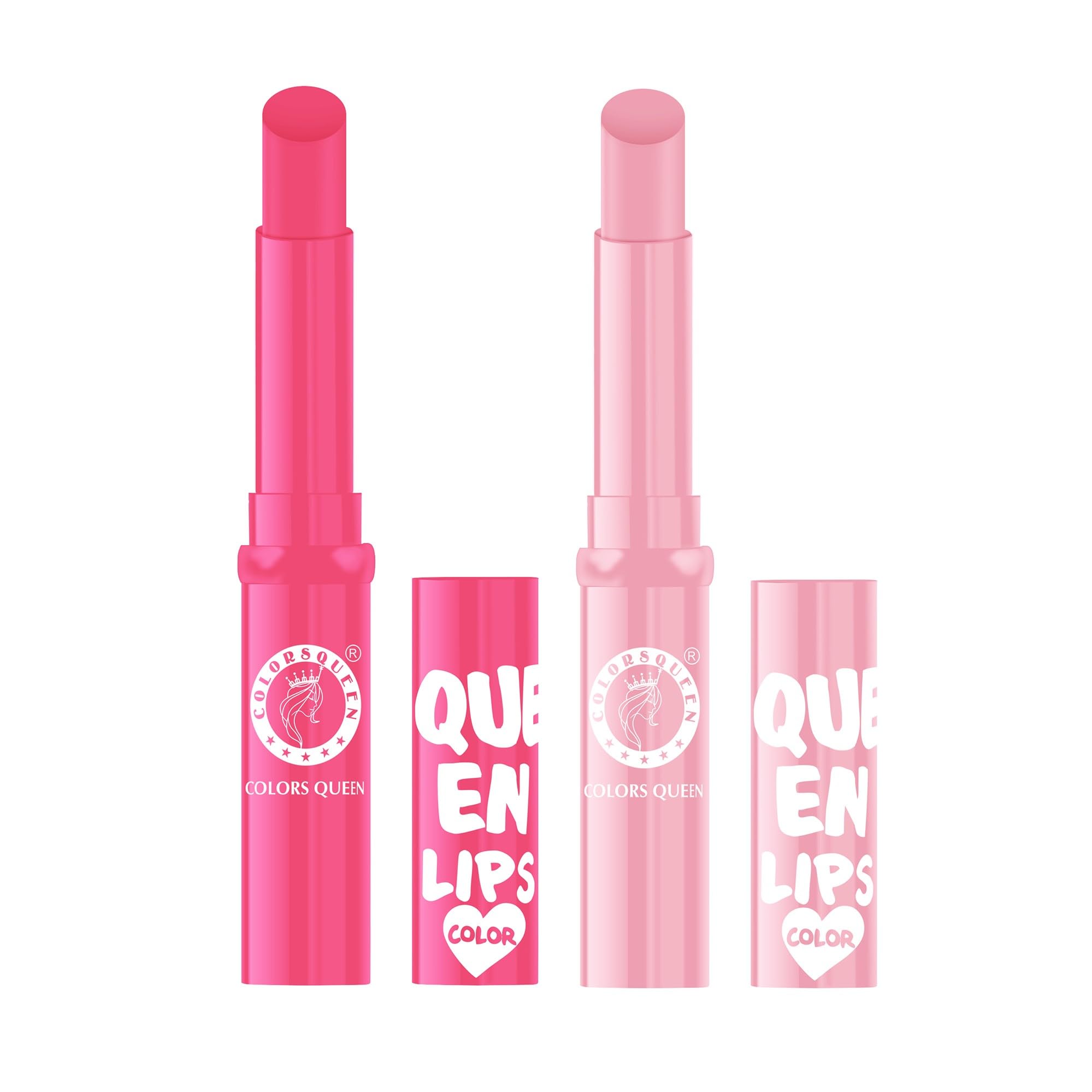 Colors Queen Queen Lips Color Lip Balm | Non Sticky, Hydrating & Nourishing For Dry Chapped Lips | Lip Balm for Men & Women Enriched with Shea Butter (Fall In Love & Fresh Morning)-image-27