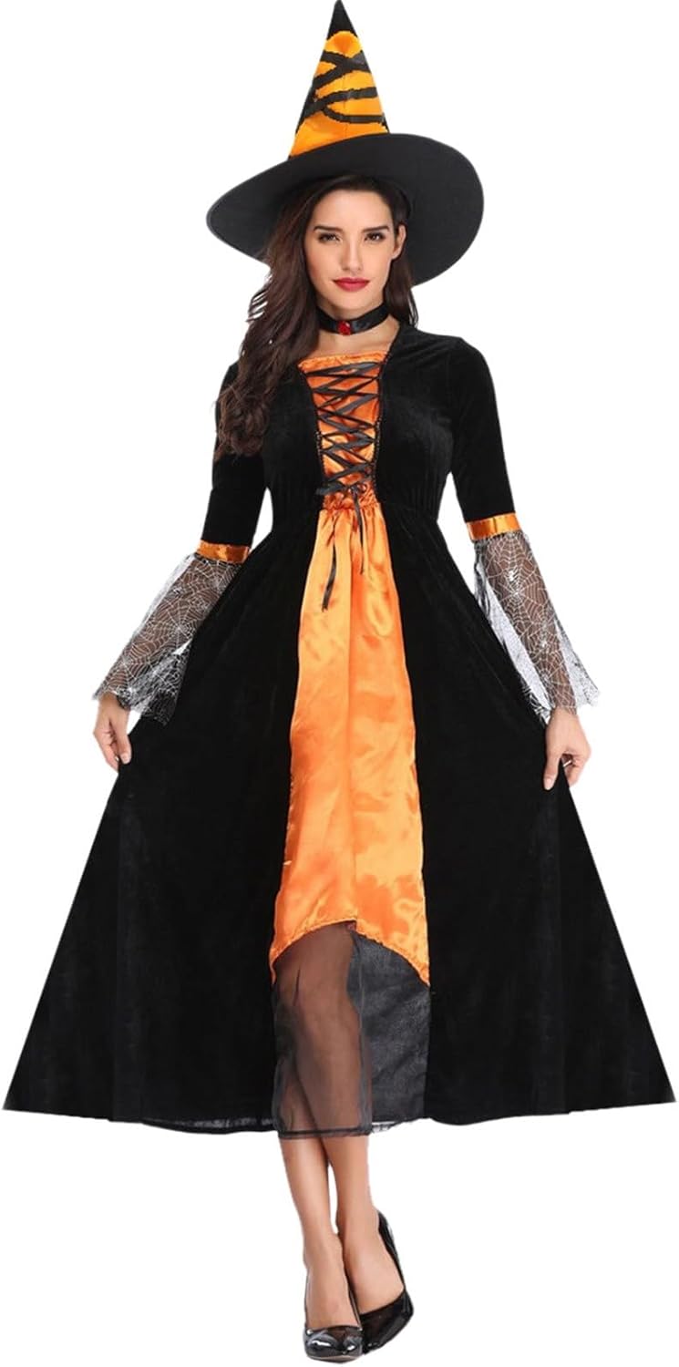 Halloween Sexy Halloween Ghost Funny Dresses for Women Plus Size Scary