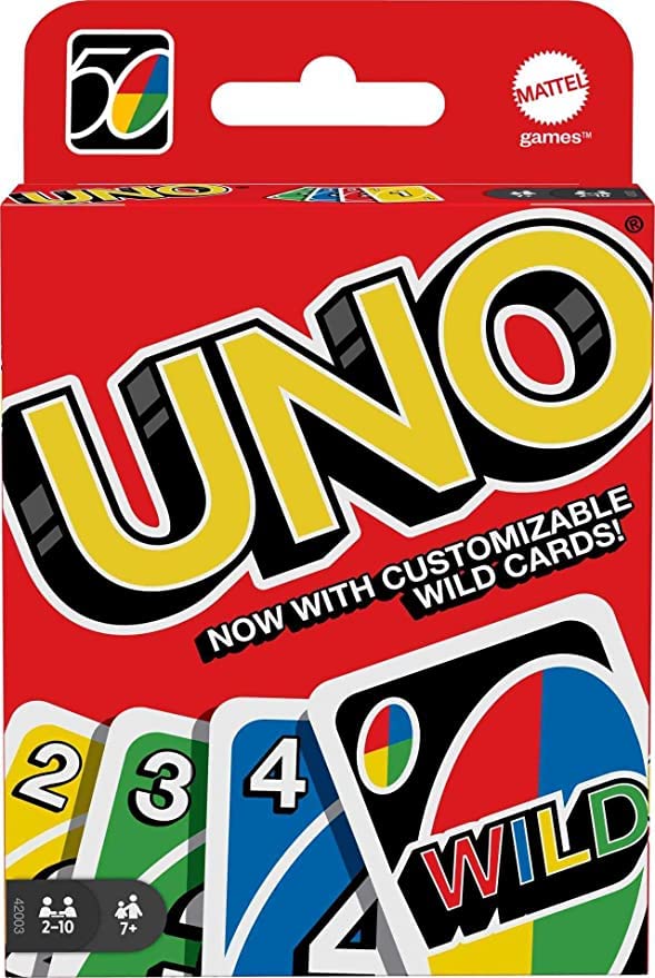 Mattel Original ​UNO Card Game for Kids and Families in Collectible Tin with 112 Cards