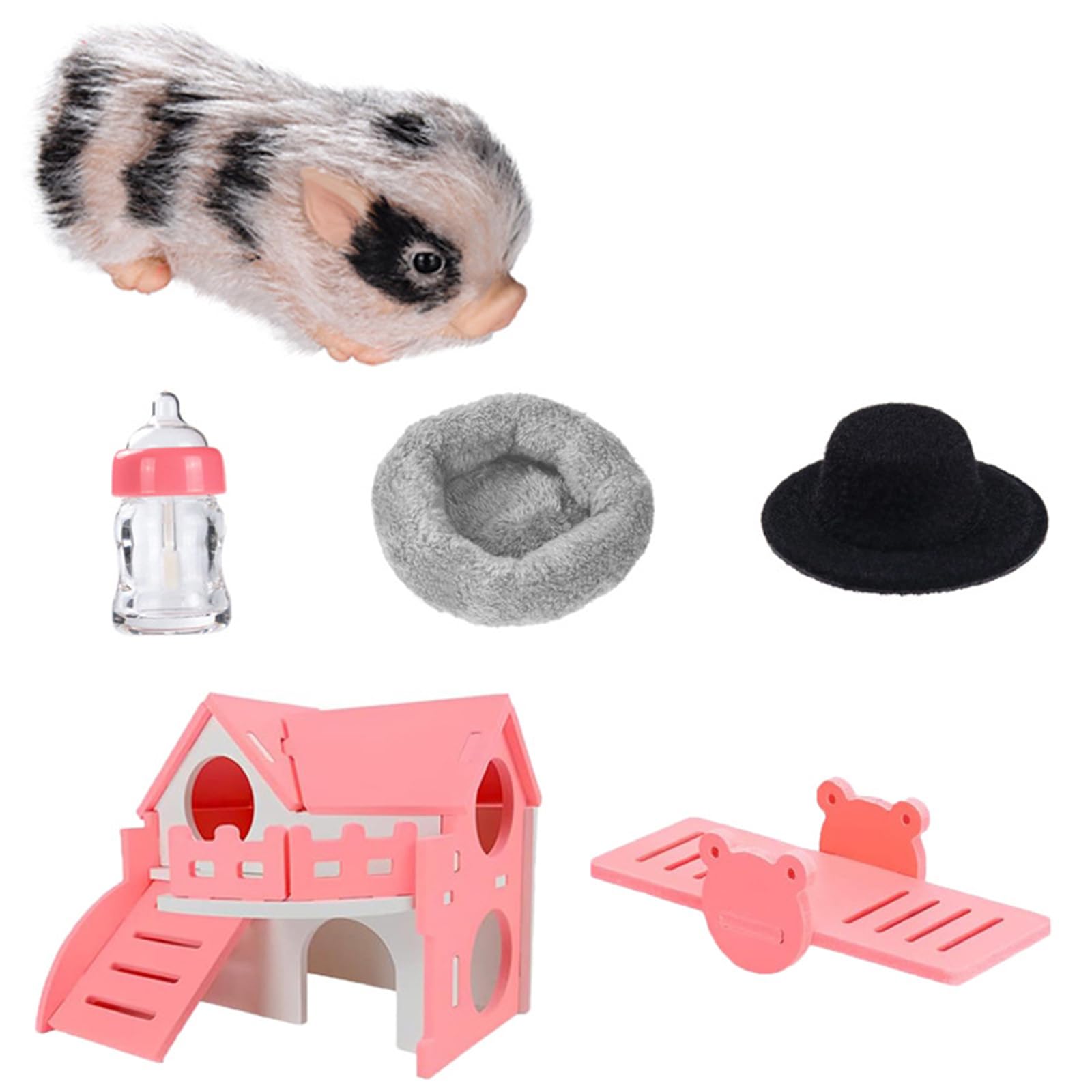 Giocattolo antistress per bambini con design realistico a forma di maialino e gioco creativo in silicone, giocattolo antistress