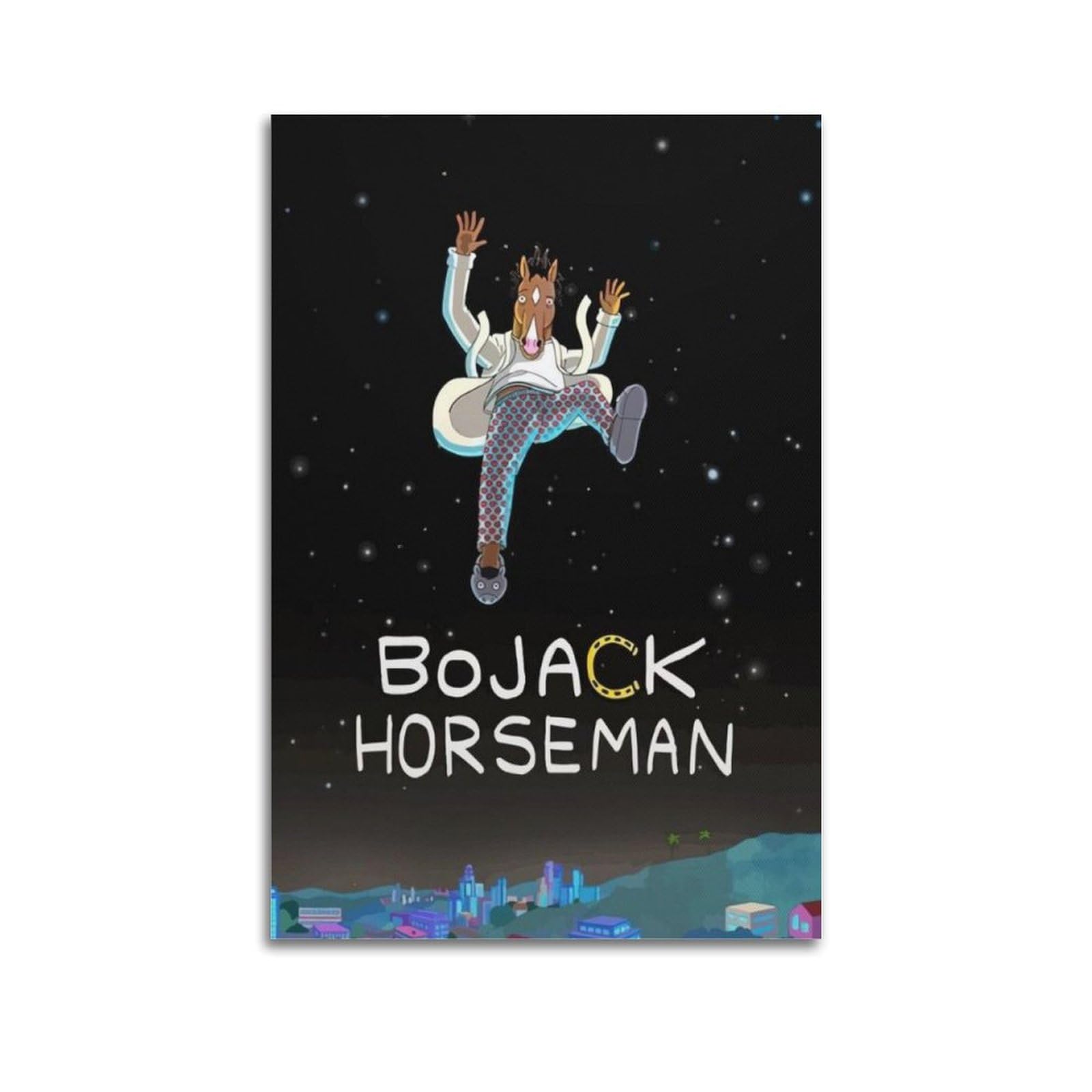ZIEYDBEYDF TV Show Bojack Horseman Poster Poster Decorative Painting Canvas Wall Posters And Art Picture Print Modern Family Bedroom Decor Posters 12x18inch(30x45cm)
