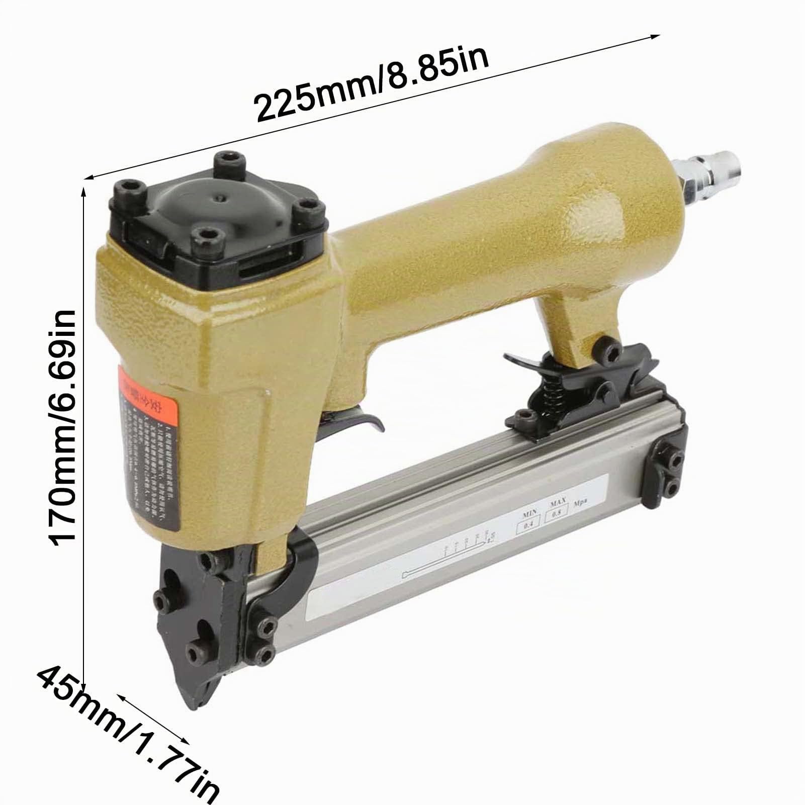 P625-1 Cucitrice Pneumatica per Chiodatrice Ad Aria Compressa per Falegnameria, Combinazione di Armadi, Porte e Finestre, Durevole, Lunga Durata, Forte Ritorno D'aria
