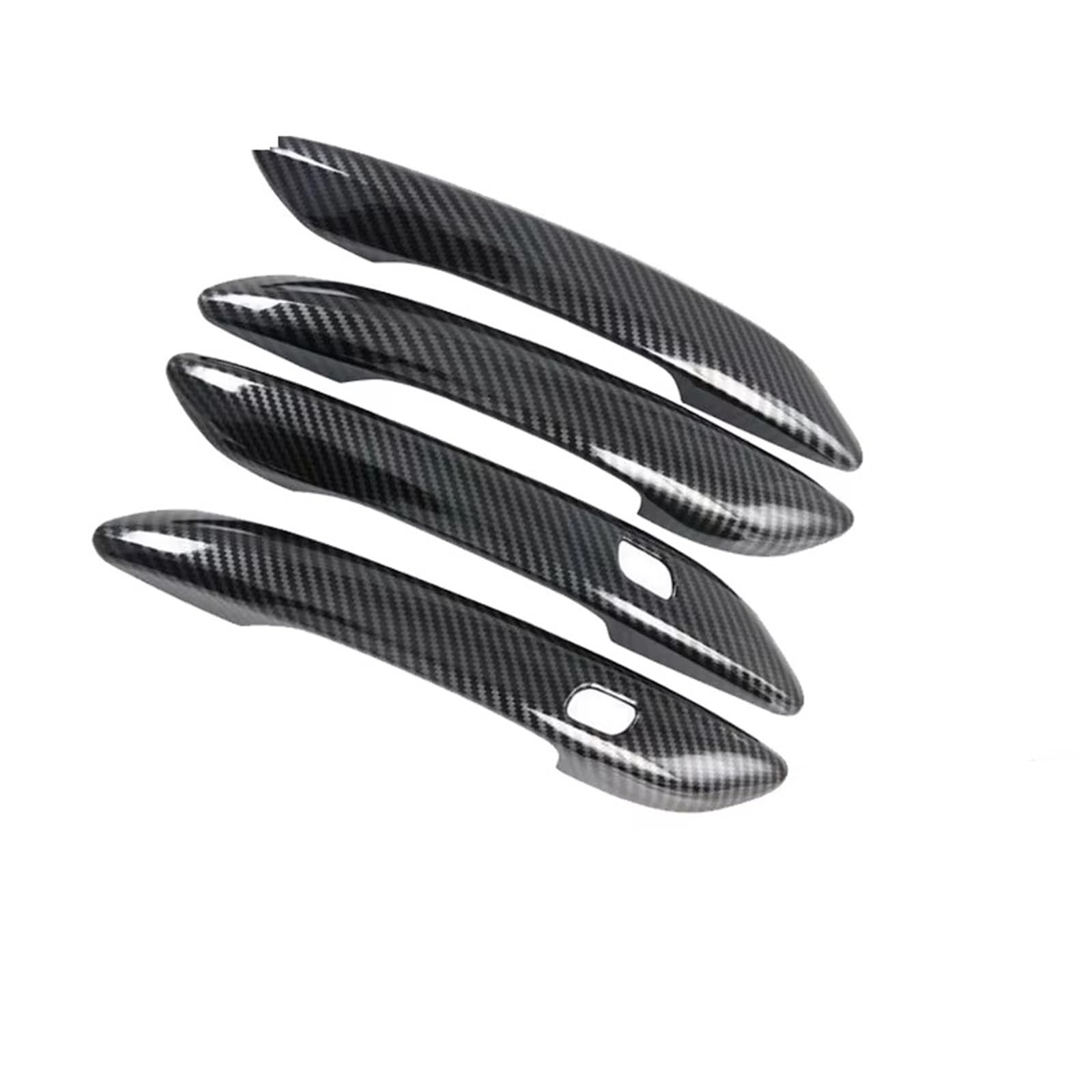 CAQRBCX Outer Door Handle Trim Car Exterior Door Handle Cover Trim Set Compatible with Hyundai for Elantra for Avante for CN7 2021-2024 Car Outer Cap Cover Frame
