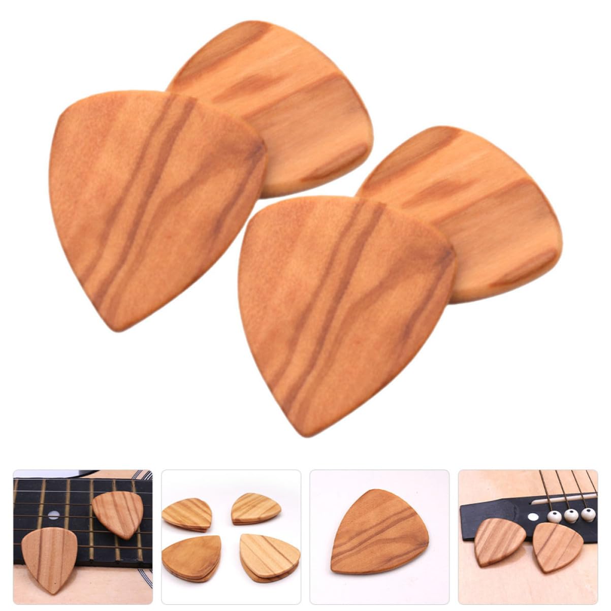 20 szt. kostki do ukulele, akcesoria punkowe, akcesoria specjalistyczne akcesoria kostki do instrumentów strunowych kostki gitarowe do gitary akustycznej palcików do gitary ludowej do