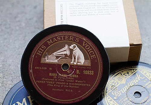 Miniatura 3 de Juego de cuatro posavasos de 78 rpm para discos de vinilo reciclados