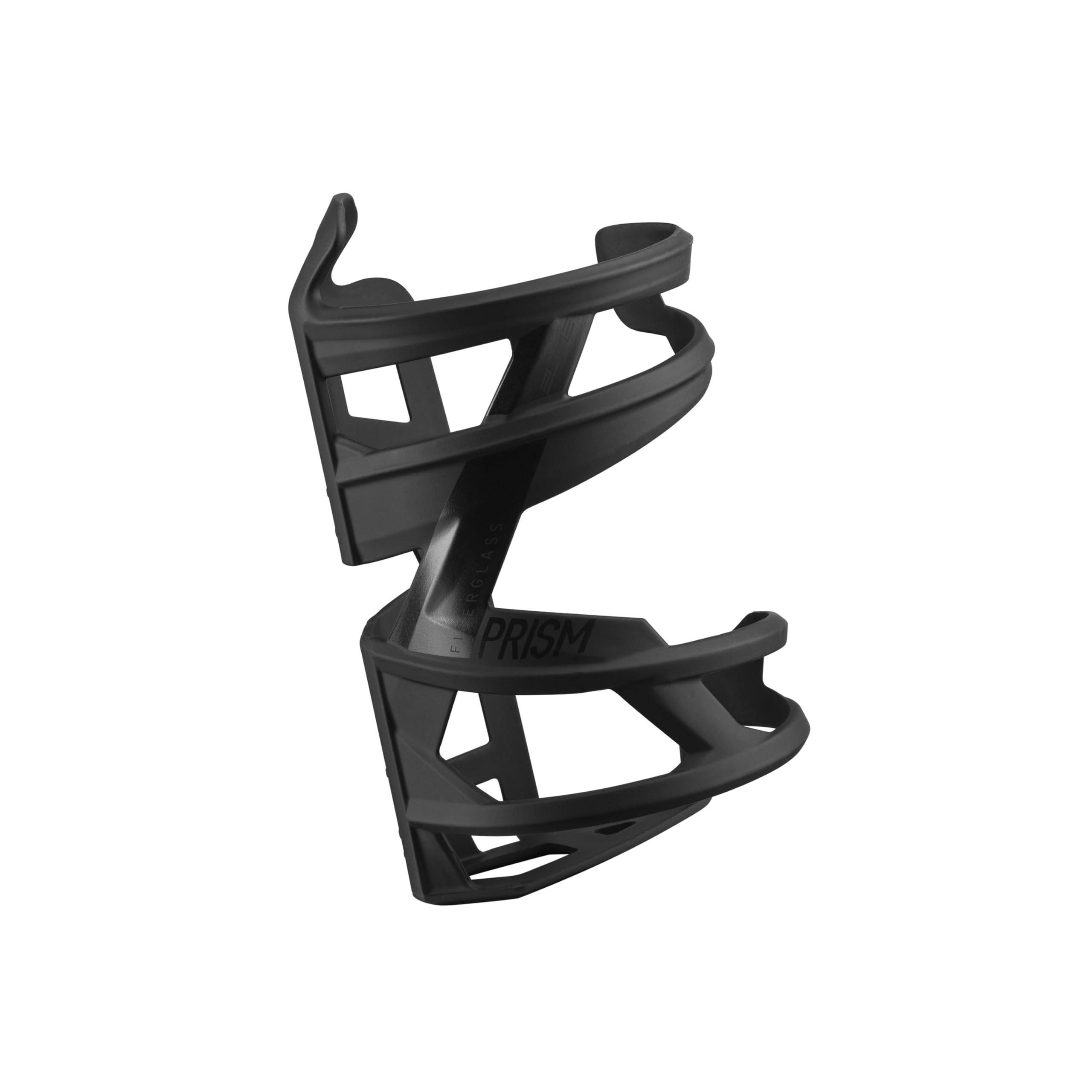 Elite Prism Right Recycled Black Skin Soft Touch – Side-Entry Bottle Cage 47g – Eco Materials – For MTB, Gravel & Small Frames — image 1