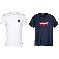 Levi's T-Shirt Sportwear White/Mineral Black M T-Shirt Dress Blues M