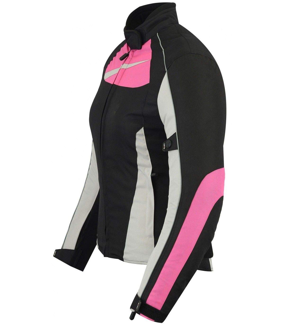 LOVO - Chaqueta Moto Mujer para Invierno - Cazadora Moto Mujer con Protecciones CE - Ropa Moto de Alta Protección - Estilo Deportivo y Seguro - Chaqueta Moto Resistente para Frío y Lluvia