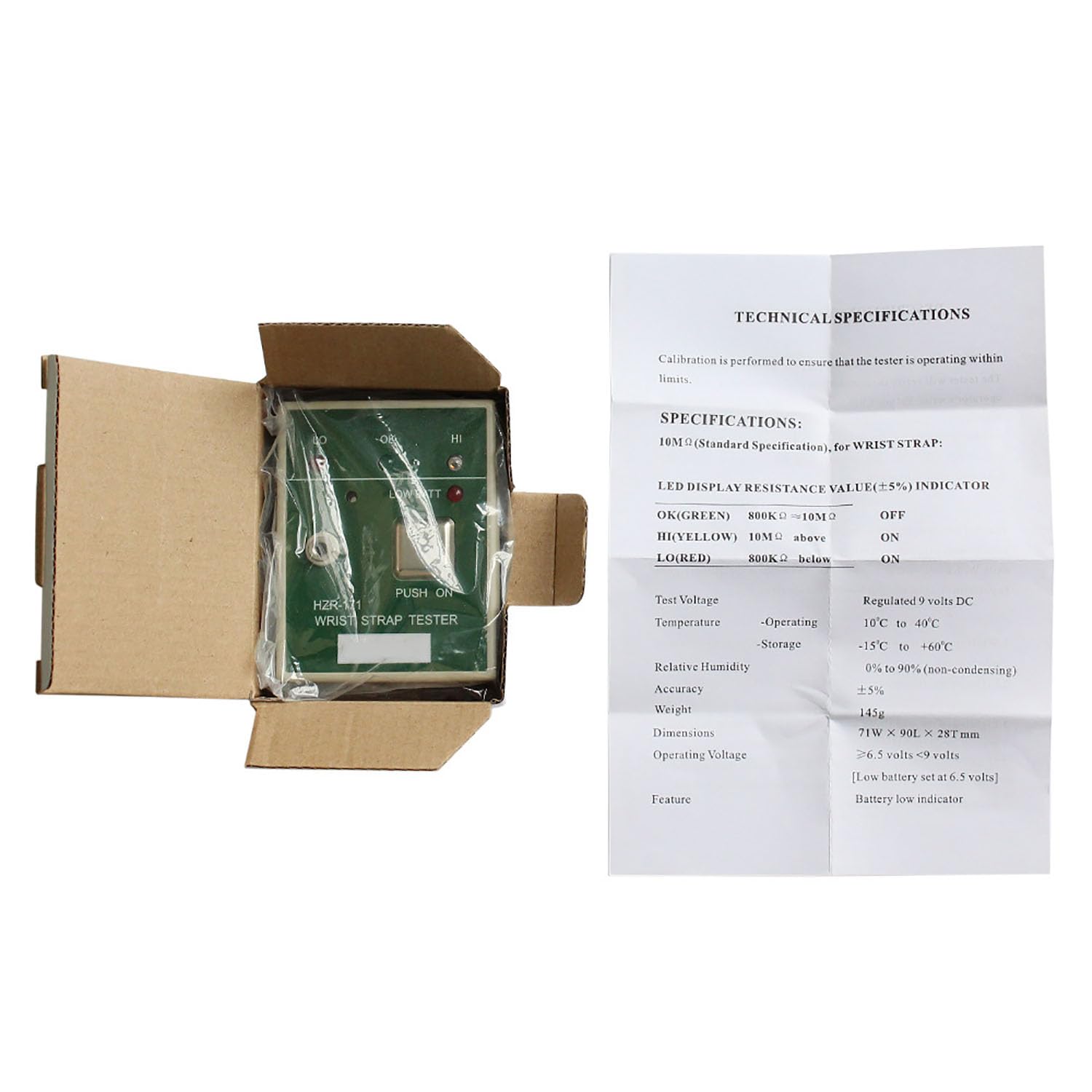 Probador De Correa De Muñeca Antiestática, Probador Estático De Reparación Electrónica, Pulsera Antiestática, Indicación De Falla Audible E Visible Clara, Adecuada Para Cualquier Lugar De Trabajo