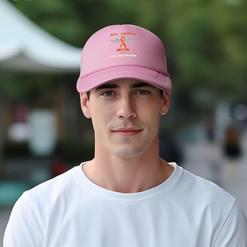 Miniatura 6 de Gorra de béisbol de malla para papá, gorra de camionero ajustable, unisex, color negro