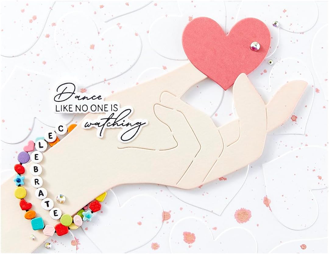 Spellbinders BP-223 Bestie Alphabet Beads Press Plate & Die Set from The Beads of Friendship Collection
